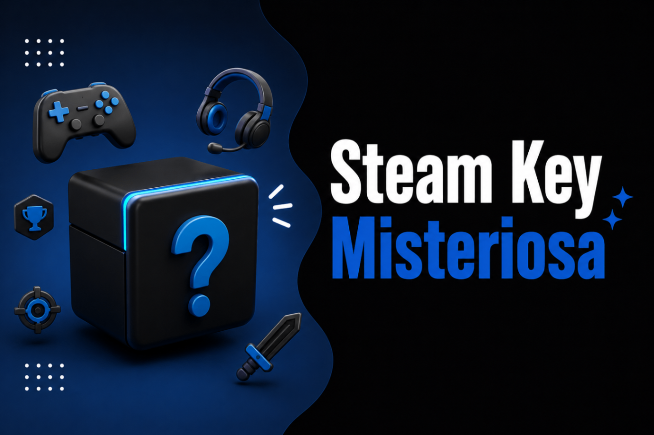 🎮 Steam Key Misteriosa — Abra agora e descubra seu game!