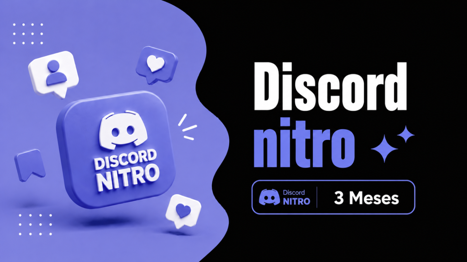 Discord Nitro 3 Meses